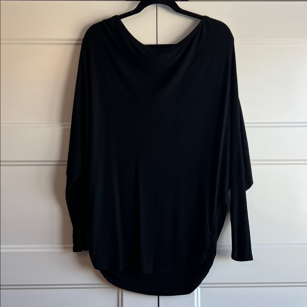 Black Draped Top - Picture 9 of 10